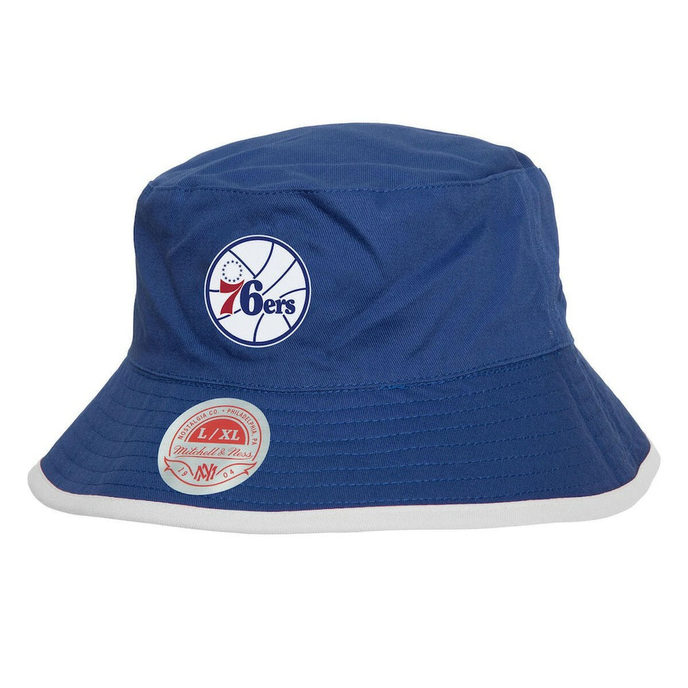 Philadelphia 76ers Flip It Reversible Bucket Hat Black - NBA