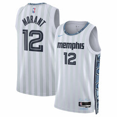 Ja Morant Memphis Grizzlies Unisex 2025/26 Swingman Jersey White City Edition - NBA