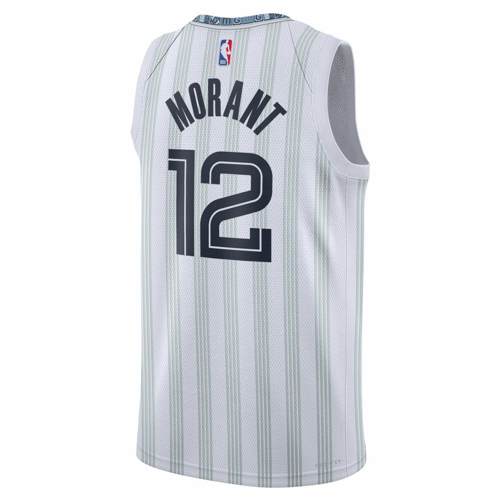 Ja Morant Memphis Grizzlies Unisex 2025/26 Swingman Jersey White City Edition - NBA