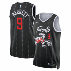 RJ Barrett Toronto Raptors Unisex 2025/26 Swingman Jersey Black City Edition - NBA