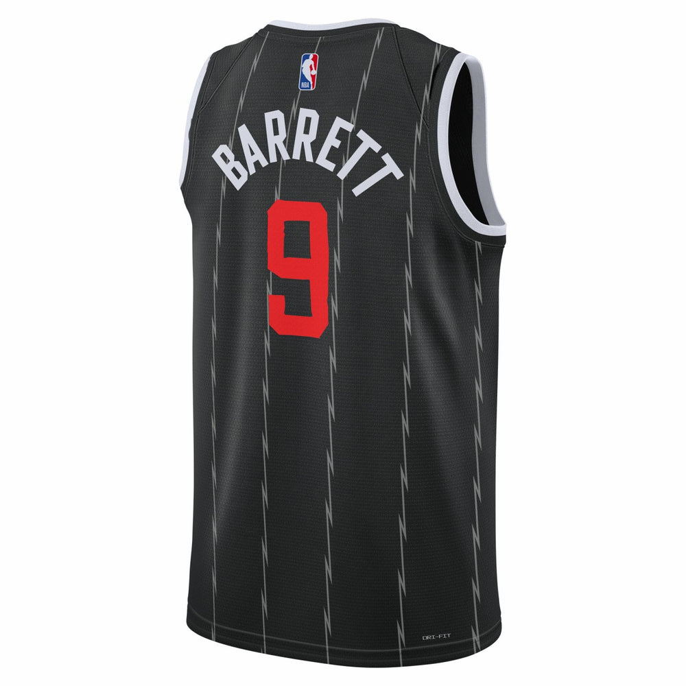 RJ Barrett Toronto Raptors Unisex 2025/26 Swingman Jersey Black City Edition - NBA