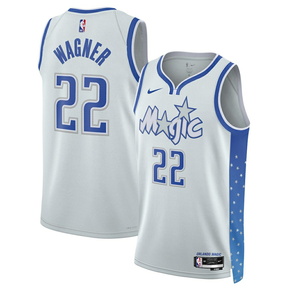 Franz Wagner Orlando Magic Unisex 2025/26 Swingman Jersey Silver City Edition - NBA