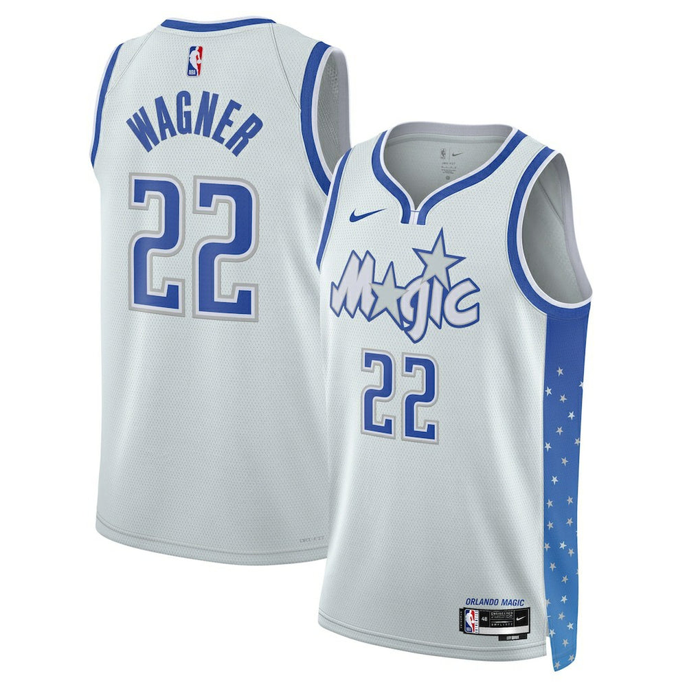 Franz Wagner Orlando Magic Unisex 2025/26 Swingman Jersey Silver City Edition - NBA