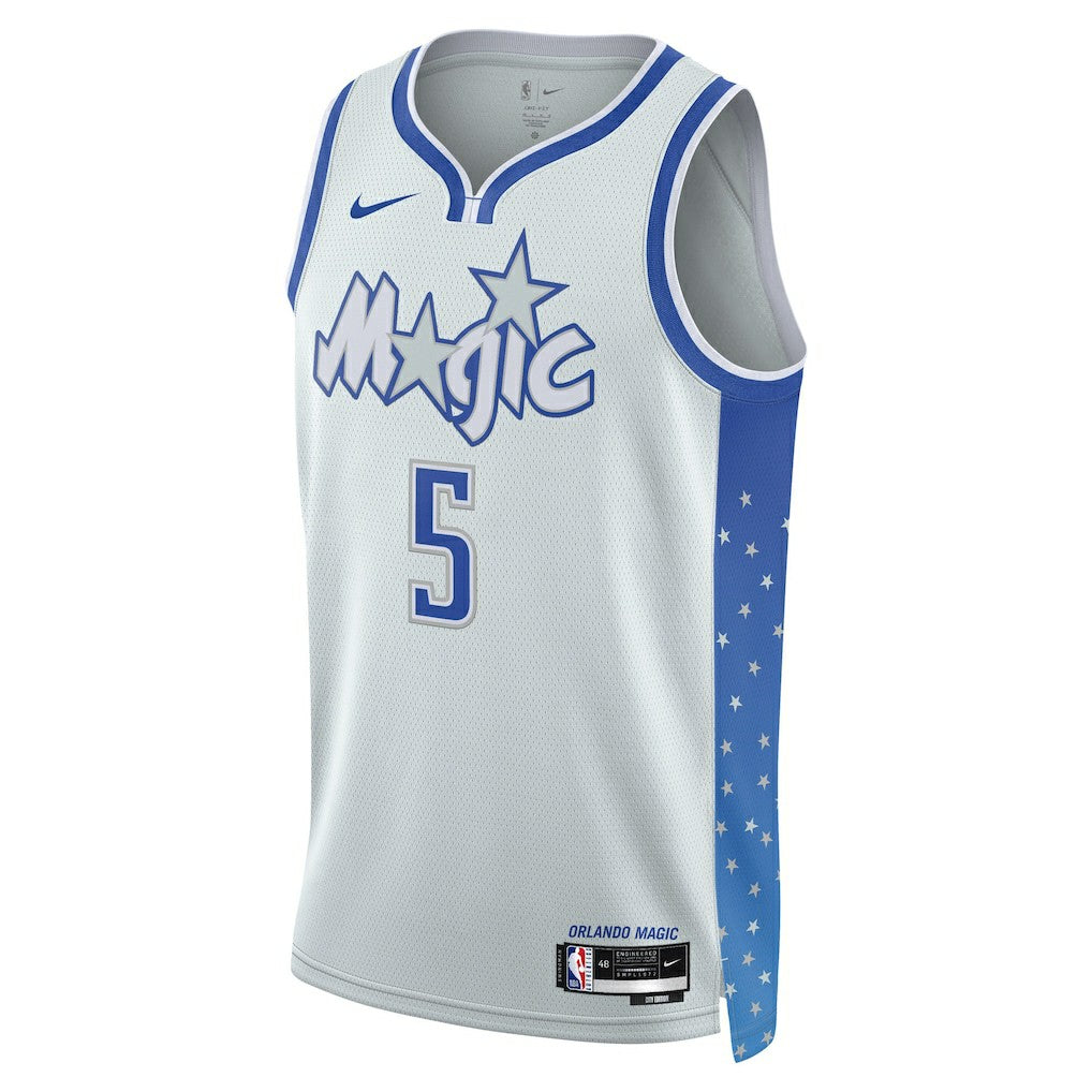 Paolo Banchero Orlando Magic Unisex 2025/26 Swingman Jersey Silver City Edition - NBA
