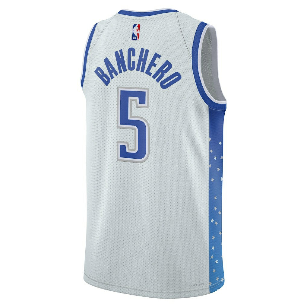 Paolo Banchero Orlando Magic Unisex 2025/26 Swingman Jersey Silver City Edition - NBA