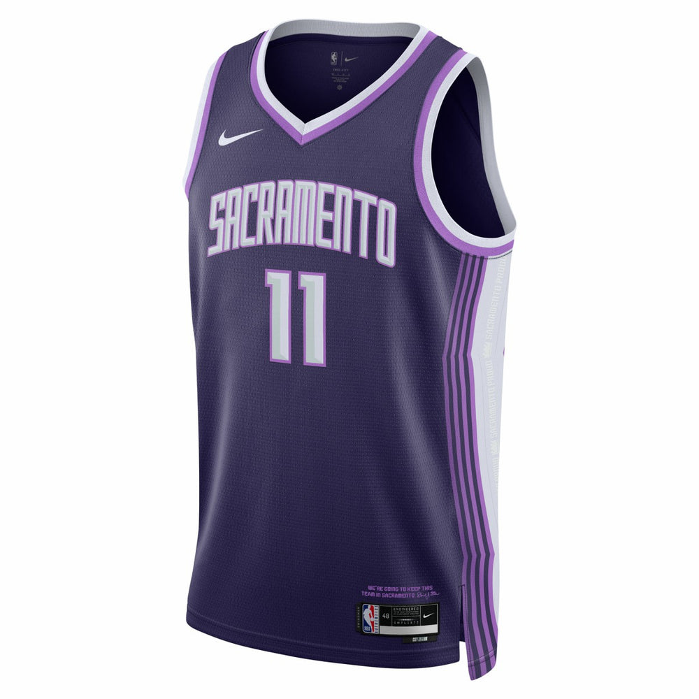 Domantas Sabonis Sacramento Kings Unisex 2025/26 Swingman Jersey Purple City Edition - NBA