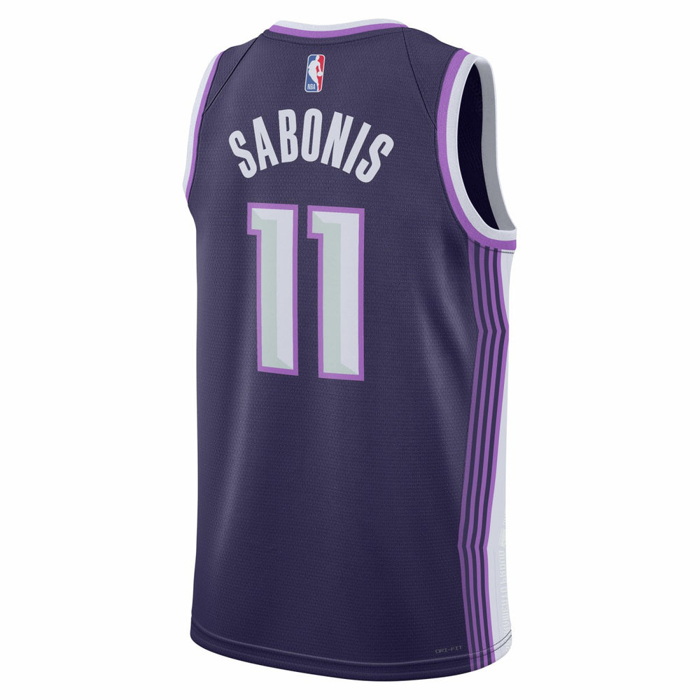 Domantas Sabonis Sacramento Kings Unisex 2025/26 Swingman Jersey Purple City Edition - NBA