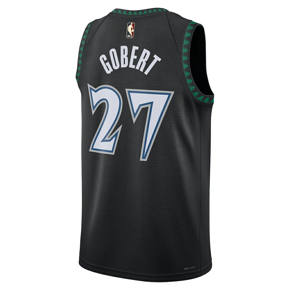 Rudy Gobert Minnesota Timberwolves Unisex Swingman Jersey Classic Edition Black - NBA