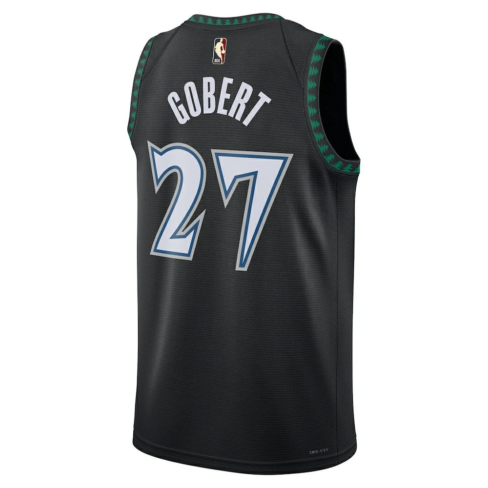 Rudy Gobert Minnesota Timberwolves Unisex Swingman Jersey Classic Edition Black - NBA
