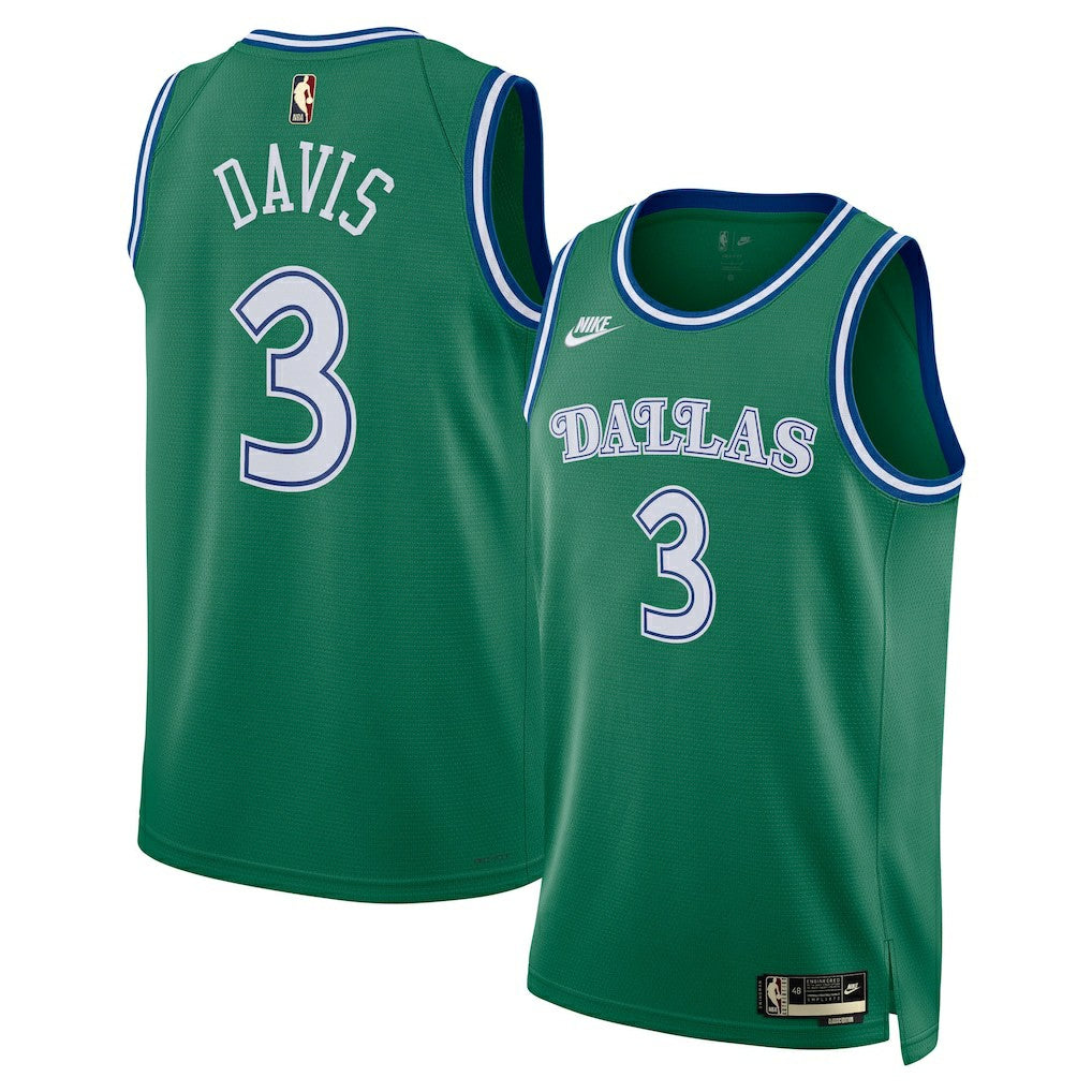 Anthony Davis Dallas Mavericks Unisex Swingman Jersey Classic Editi- Green - NBA