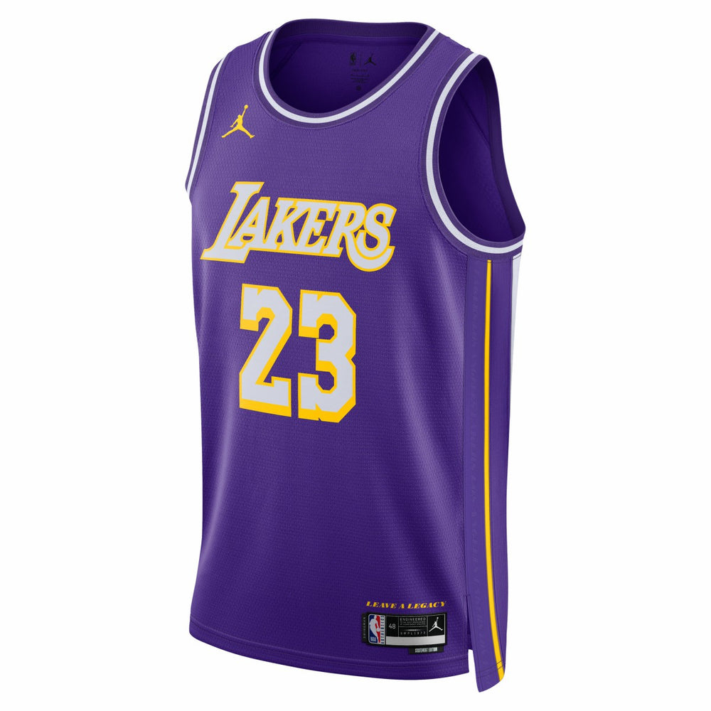 LeBron James Los Angeles Lakers Jordan Brand Unisex Swingman Jersey Statement Edition Purple - NBA