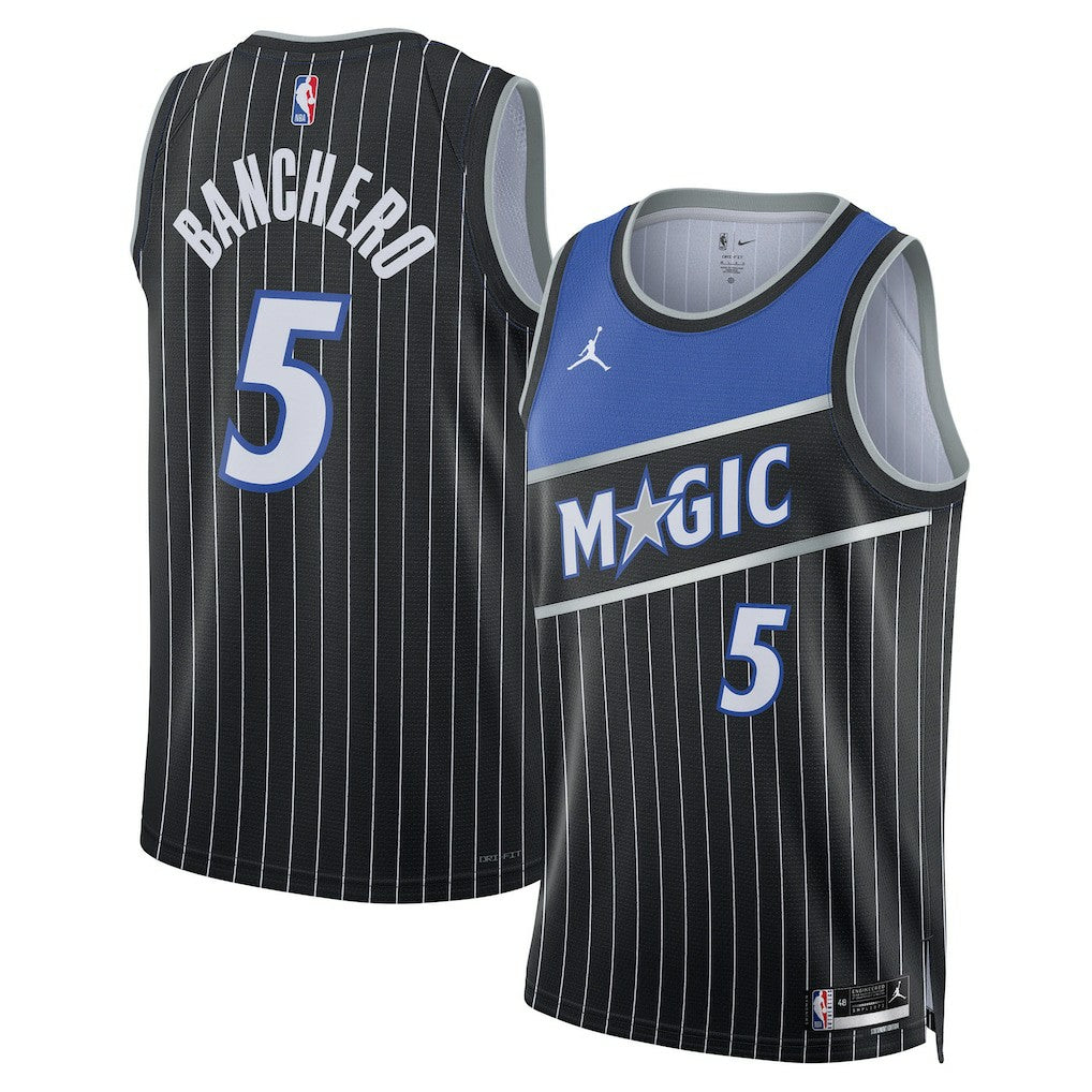Paolo Banchero Orlando Magic Jordan Brand Unisex Swingman Jersey Statement Edition Black - NBA
