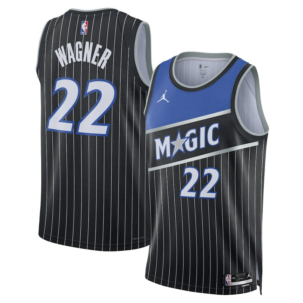 Franz Wagner Orlando Magic Jordan Brand Unisex Swingman Jersey Statement Edition Black - NBA