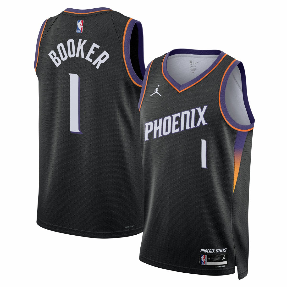 Devin Booker Phoenix Suns Jordan Brand Unisex Swingman Jersey Statement Edition Black - NBA