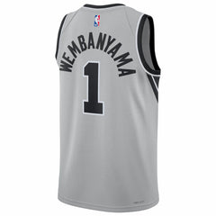 Victor Wembanyama San Antonio Spurs Jordan Brand Unisex Swingman Jersey Statement Edition Silver - NBA