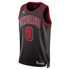 Coby White Chicago Bulls Jordan Brand Unisex Swingman Jersey Statement Editi- Black - NBA