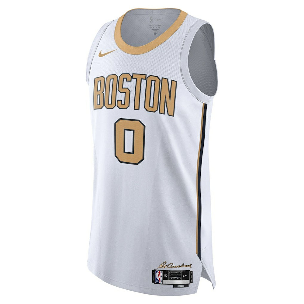 Jayson Tatum Boston Celtics Unisex 2025/26 Authentic Jersey City Edition White - NBA