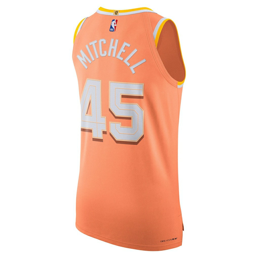 Donovan Mitchell Cleveland Cavaliers Unisex 2025/26 Authentic Jersey City Editi- Orange - NBA