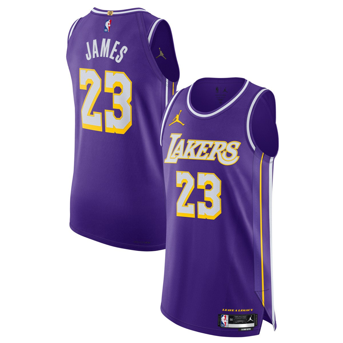 LeBron James Los Angeles Lakers Jordan Brand Unisex 2025/26 Authentic Jersey Statement Edition Purple - NBA