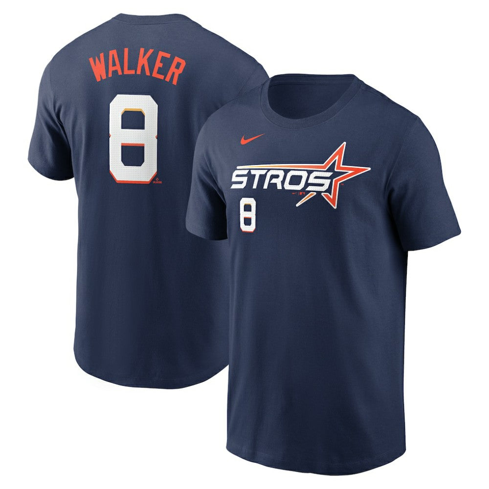 Christian Walker Houston Astros Nike 2025 City Connect Fuse Name & Number T-Shirt - MLB
