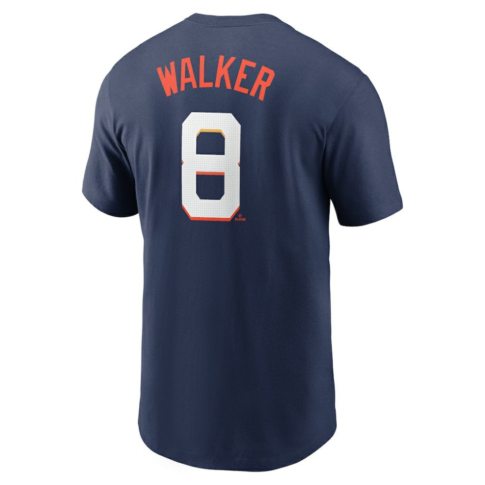 Christian Walker Houston Astros Nike 2025 City Connect Fuse Name & Number T-Shirt - MLB