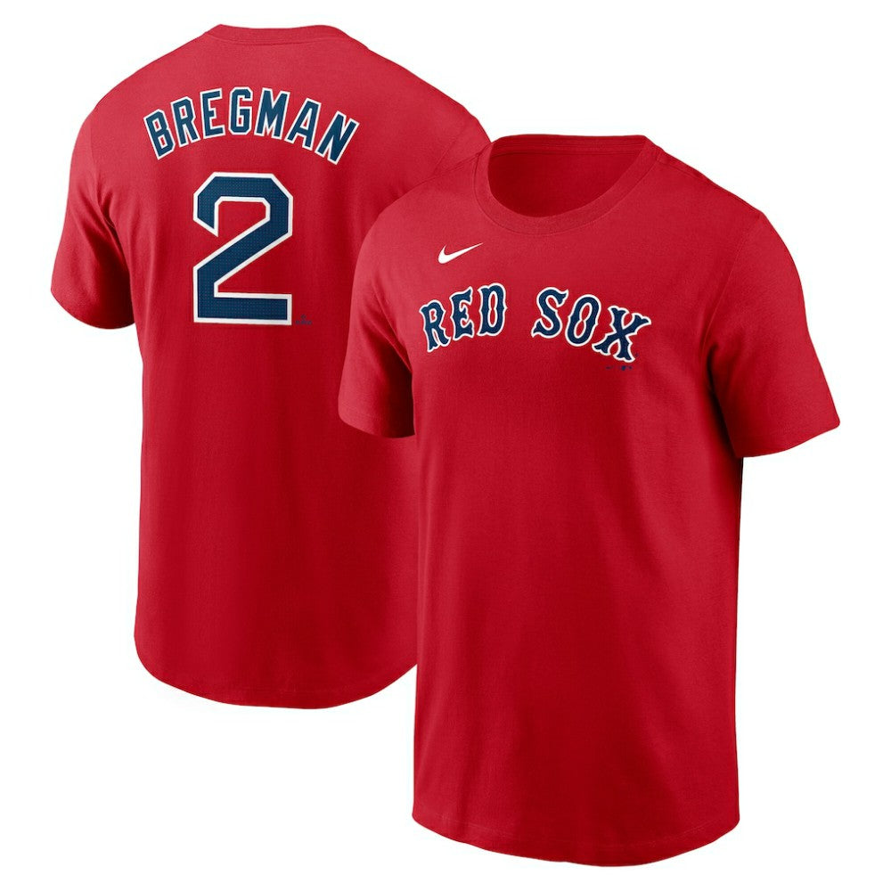 Alex Bregman Boston Red Sox Nike Fuse Name & Number T-Shirt - MLB