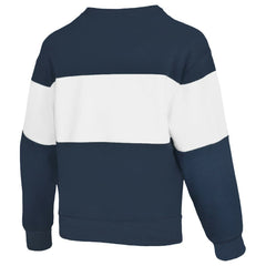 Dallas Cowboys Lauren James Women's Bling Colorblock Terry Sweatshirt Navy | NFL