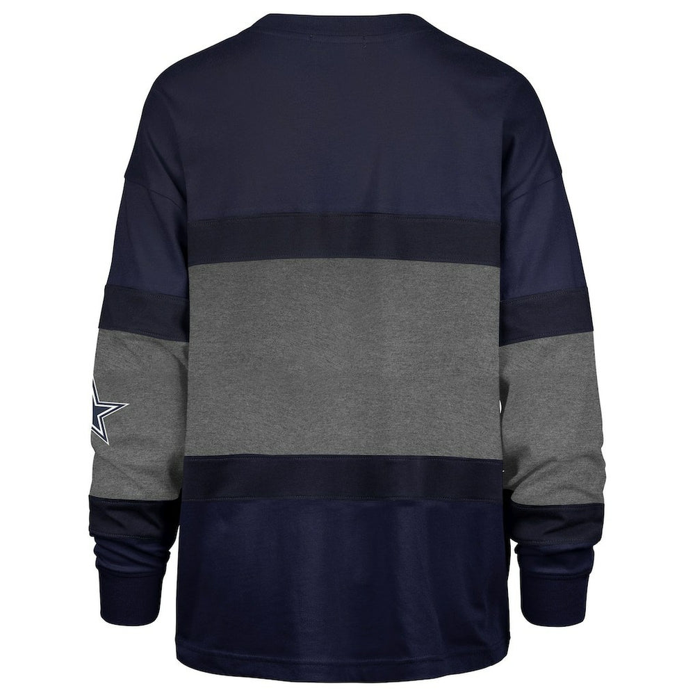 Dallas Cowboys '47 Women's Breezyway Archive Long Sleeve T-Shirt Navy | 47 brand