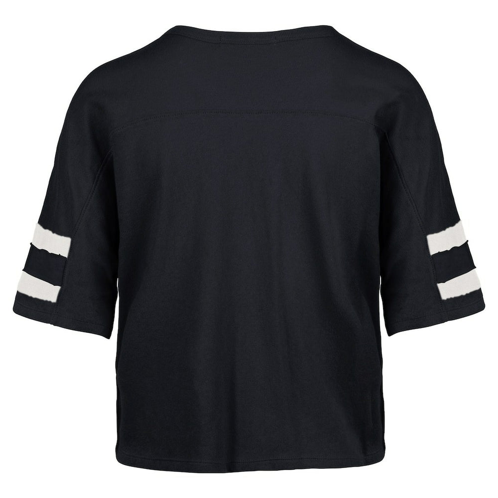 Dallas Cowboys '47 Women's Premier Scout Cropped V-Neck T-Shirt Navy | 47 brand