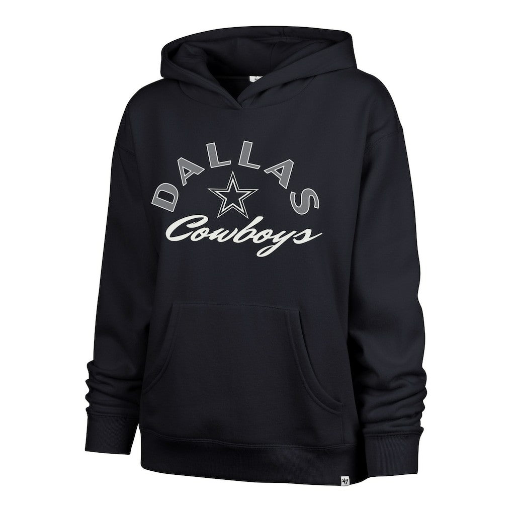 Dallas Cowboys '47 Women's Whirlwind Naomi Pullover Hoodie Navy | 47 brand