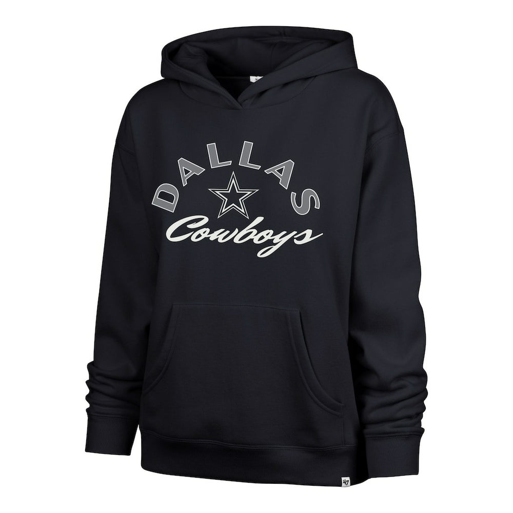 Dallas Cowboys '47 Women's Whirlwind Naomi Pullover Hoodie Navy | 47 brand
