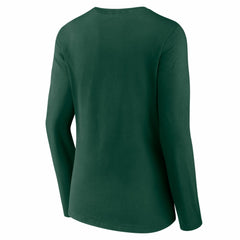 Athletics Women's Logo Long Sleeve V-Neck T-Shirt - MLB