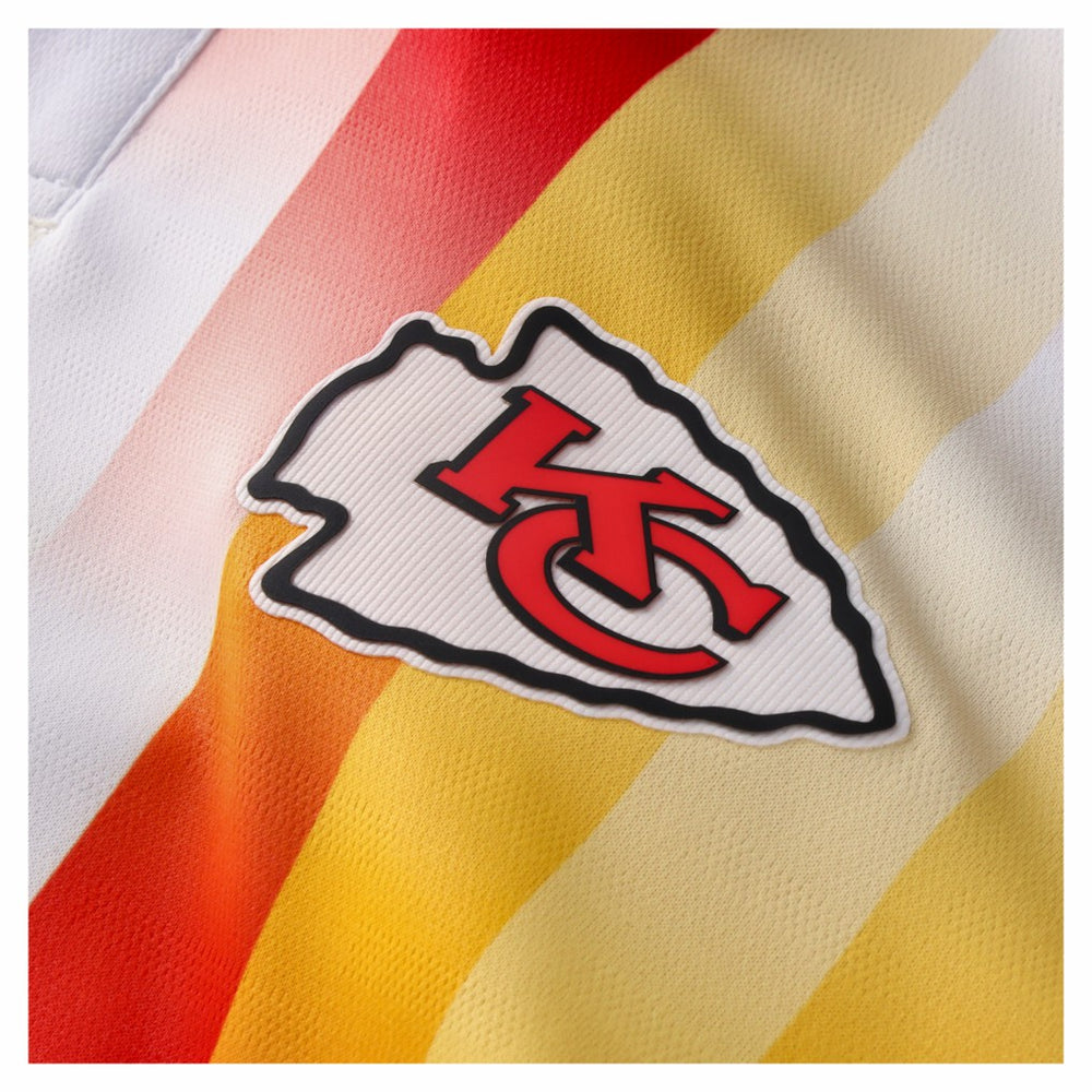 Kansas City Chiefs NFL Football x Football Collared Fan Top Red | Fanatics