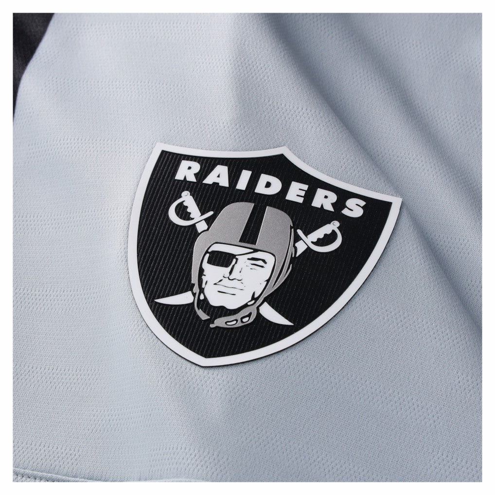 Las Vegas Raiders NFL Football x Football Fan Top Silver | Fanatics
