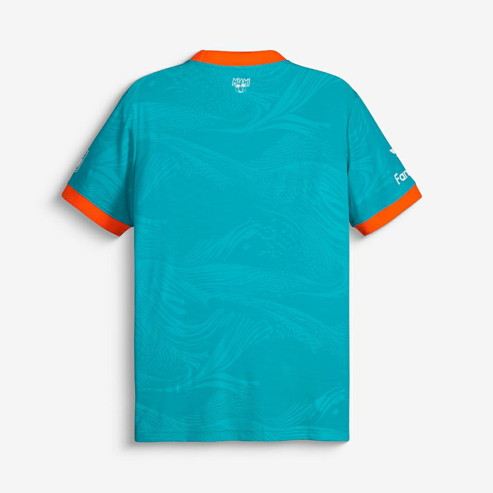 Miami Dolphins NFL Football x Football Fan Top Aqua | Fanatics