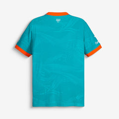 Miami Dolphins NFL Football x Football Fan Top Aqua | Fanatics