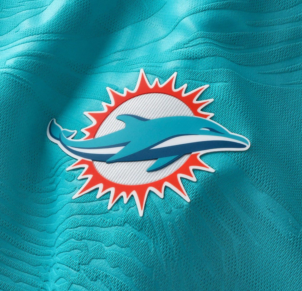 Miami Dolphins NFL Football x Football Fan Top Aqua | Fanatics