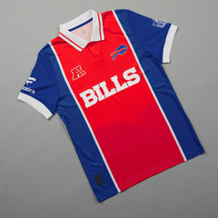 Buffalo Bills NFL Football x Football Collared Fan Top Red | Fanatics