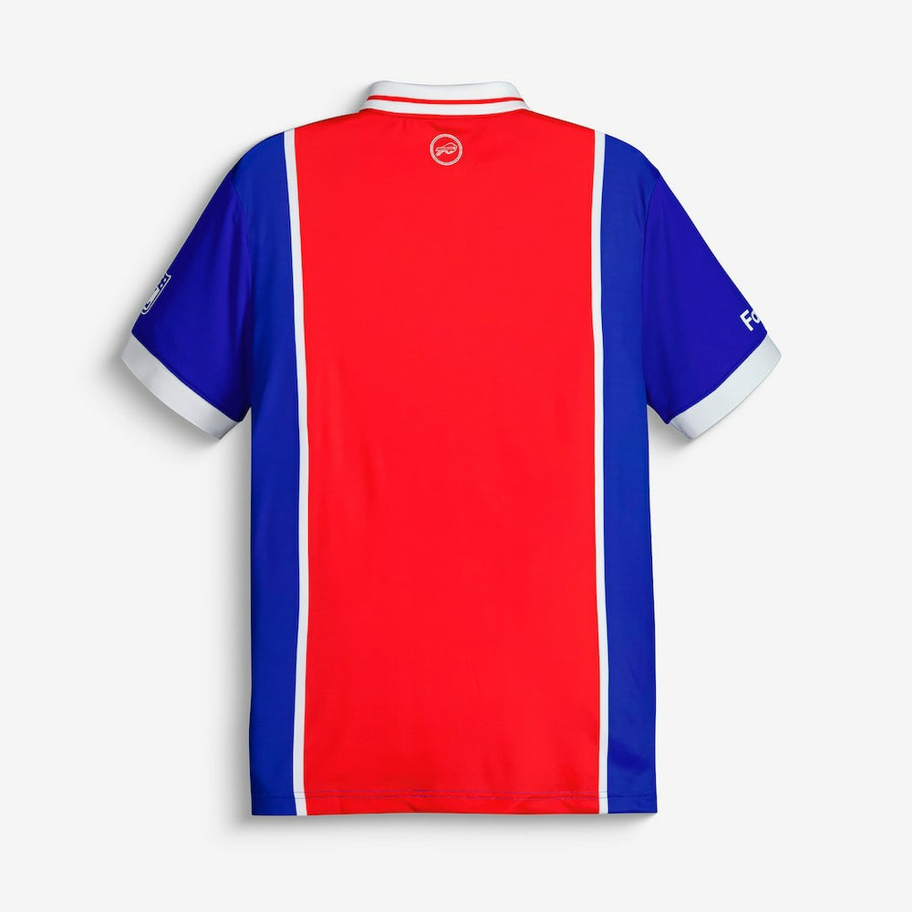 Buffalo Bills NFL Football x Football Collared Fan Top Red | Fanatics