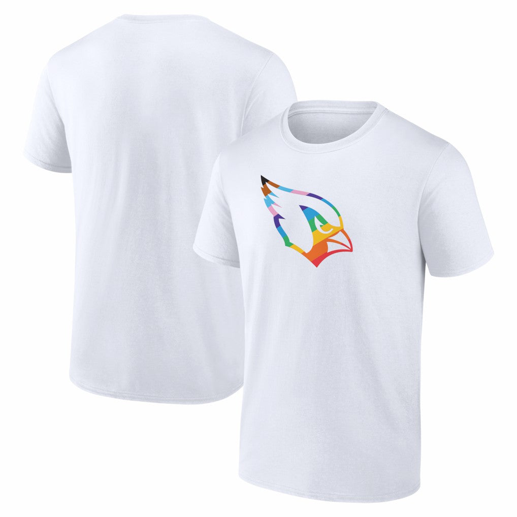 Arizona Cardinals Logo Pride T-Shirt White | NFL
