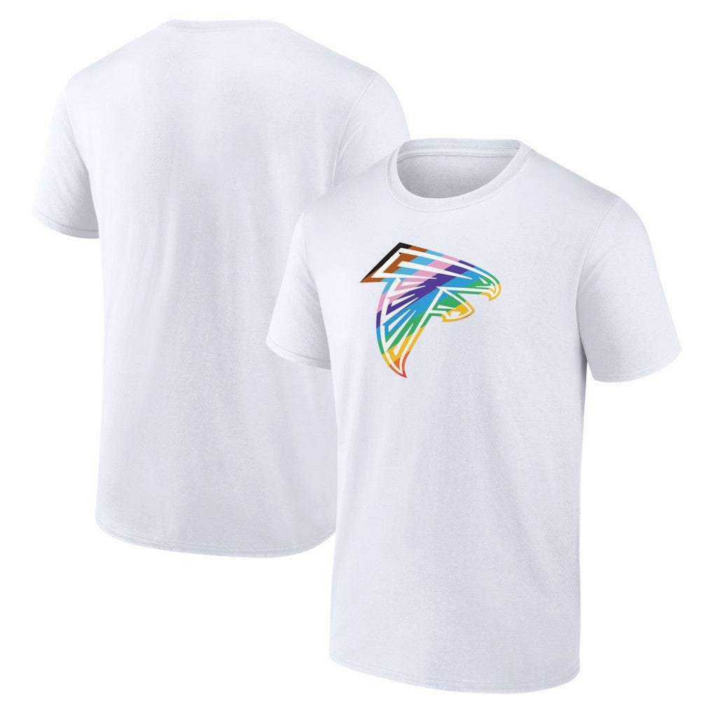 Atlanta Falcons Logo Pride T-Shirt White | NFL