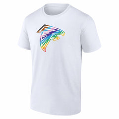 Atlanta Falcons Logo Pride T-Shirt White | NFL