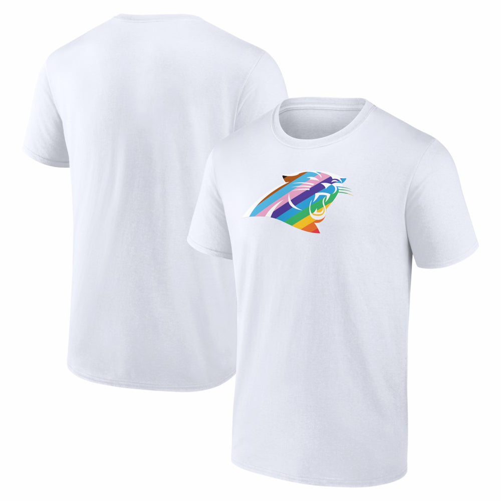 Carolina Panthers Logo Pride T-Shirt White | NFL