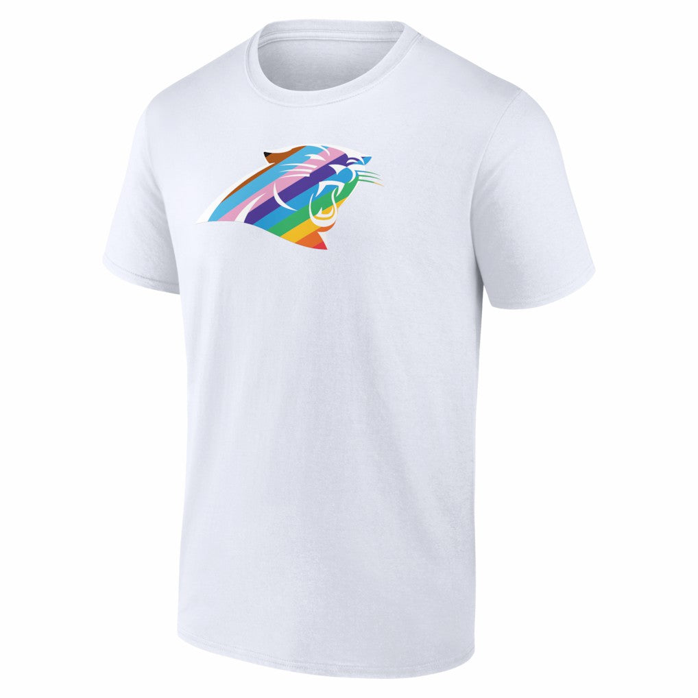 Carolina Panthers Logo Pride T-Shirt White | NFL