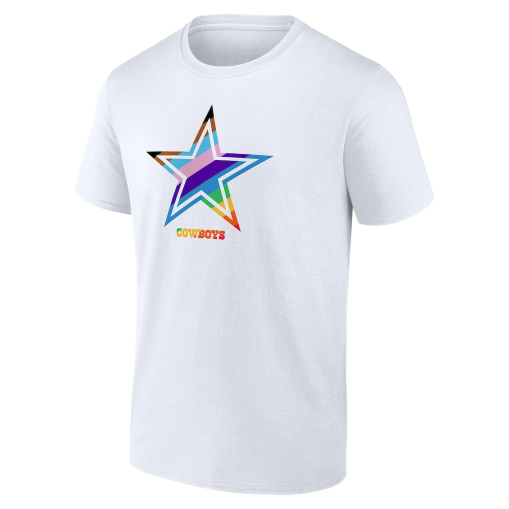Dallas Cowboys Logo Pride T-Shirt White | NFL
