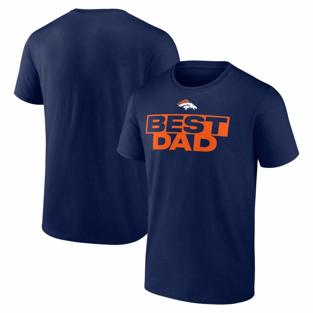 Denver Broncos Greatest Dad T-Shirt Navy | NFL