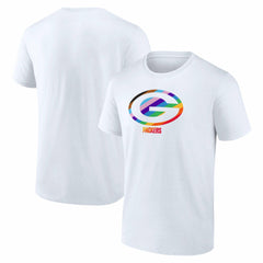 Green Bay Packers Logo Pride T-Shirt White | NFL