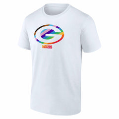 Green Bay Packers Logo Pride T-Shirt White | NFL