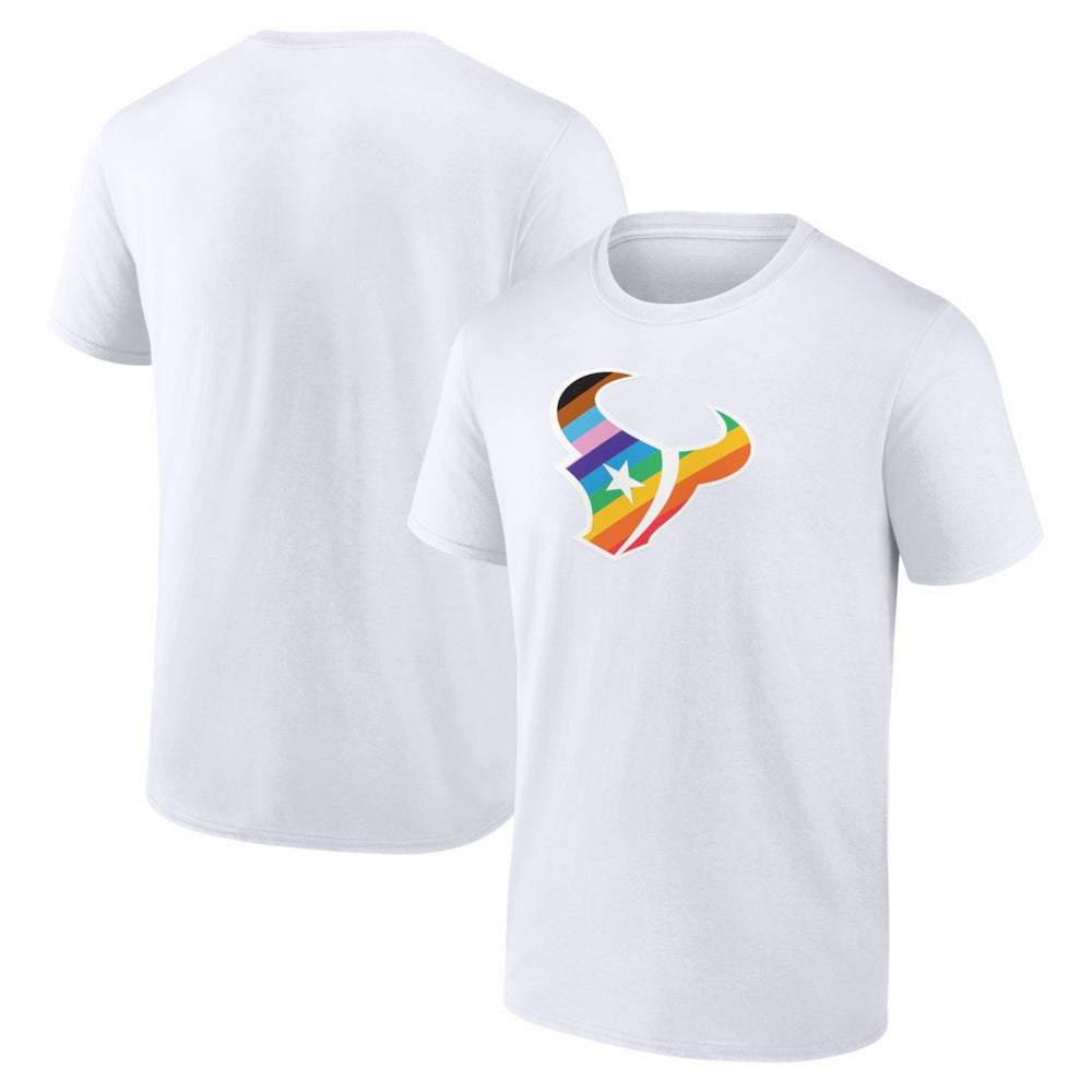 Houston Texans Logo Pride T-Shirt White | NFL