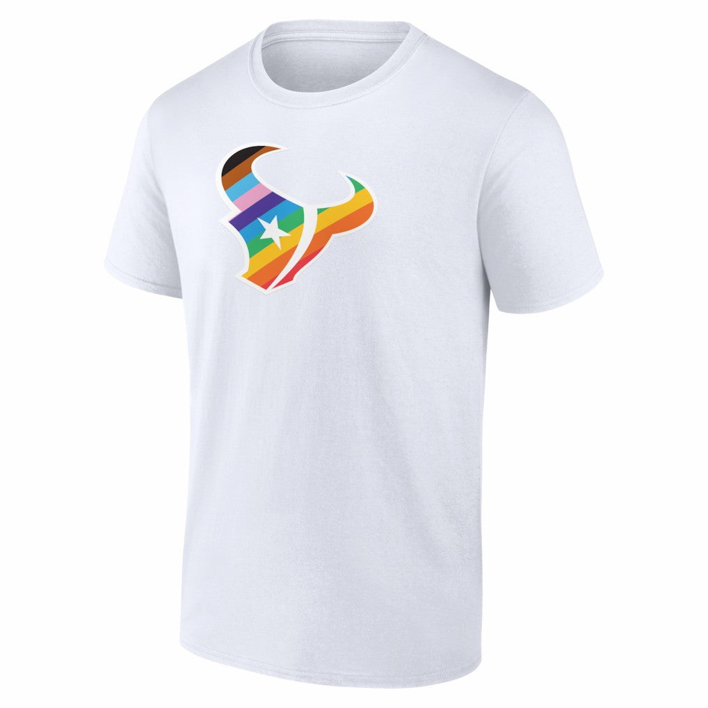 Houston Texans Logo Pride T-Shirt White | NFL